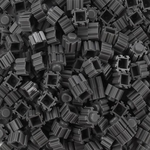 mytoys 디폼블럭 8mm 진회색 300개 리필팩 33색 +도안