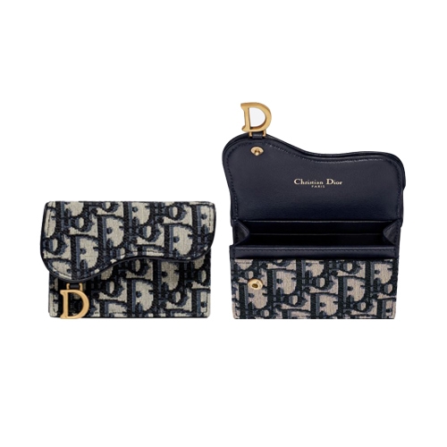 크리스찬디올 오블리크 새들 카드지갑_S5611CTZQ M932