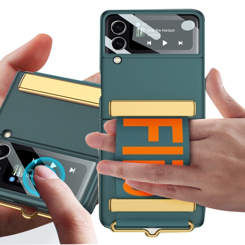 삼성전자 갤럭시 z플립 2 3 4 폴더 스트랩 손잡이 레터링케이스