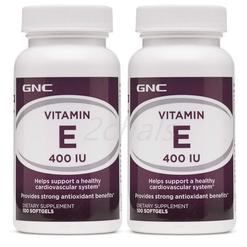 GNC 비타민E 400IU 200mg 100캡슐