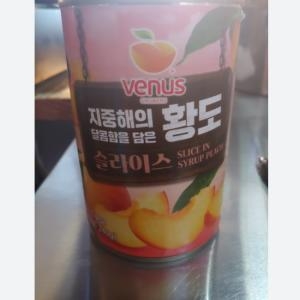 신세계푸드  비너스 지중해의 달콤함을 담은 황도 슬라이스 410g