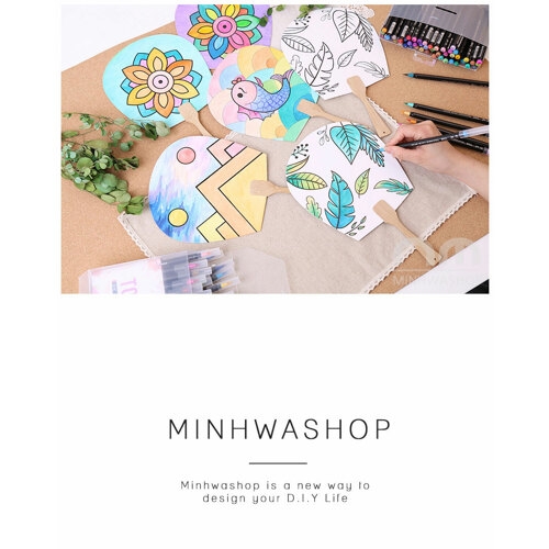 평부채 종이부채 만들기