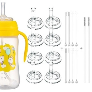 순수아 빨대꼭지 8개 + 빨대 8개 + 빨대솔 2개