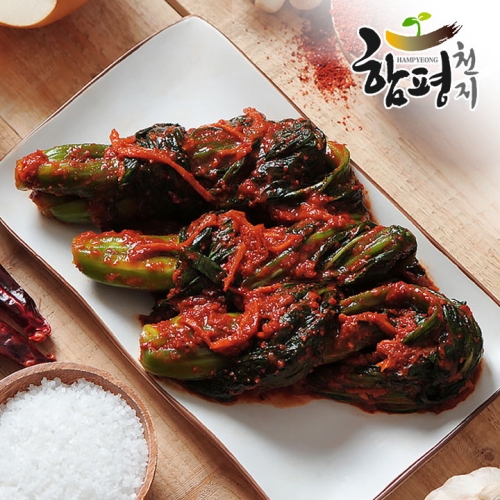코리아푸드 함평천지 함평 나비골 남도식 갓김치 2kg