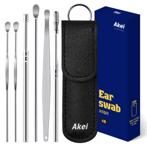 아케이 리빙 프리미엄 귀지킬러 6종 6개입 1세트