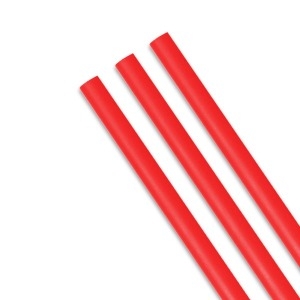 해피팩  일자형 빨대 레드