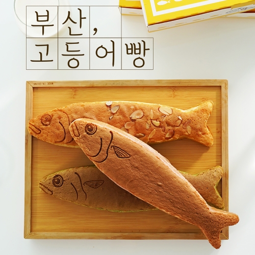 부산 고등어빵 3종 세트