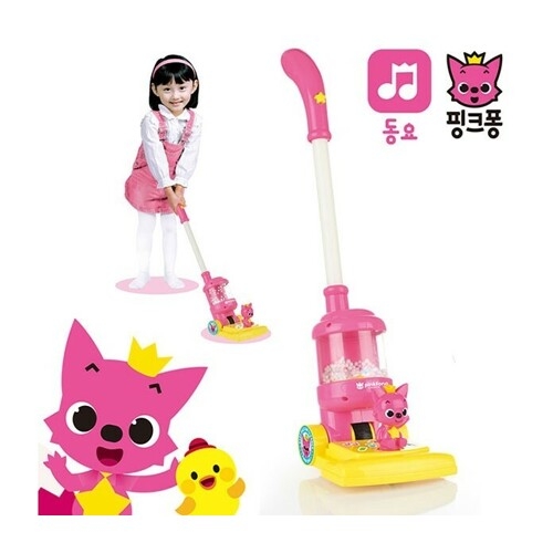 말하고 노래하는 흔들흔들 핑크퐁 청소기