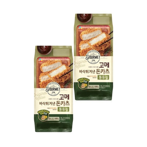 CJ제일제당 고메 바삭 튀겨낸 통등심 돈카츠 450g
