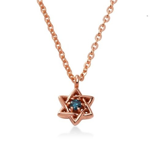 La Diosa 라디오사 14K 청다이아 목걸이 G14D-7979NM