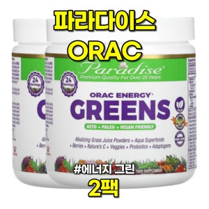 파라다이스허브 파라다이스 ORAC 에너지 새싹보리분말 등 91g X2