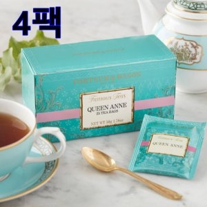 포트넘앤메이슨  영국 포트넘 앤 메이슨 Queen Anne 퀸 앤 블렌드 홍차 25티백 50g 4팩