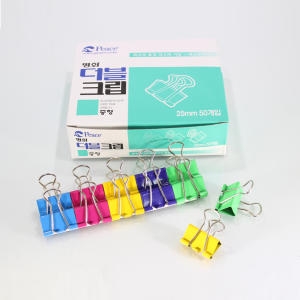 피스코리아  더블클립 중 25mm 50개입