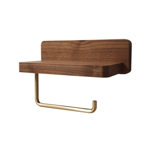 몬세라믹 호두나무 원목 휴지걸이