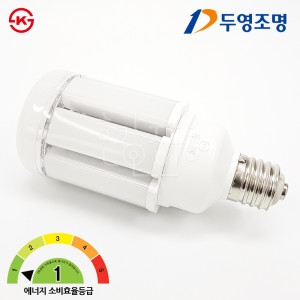 나스필코리아  LED 고효율 스틱램프 CFL 50W E26 E39 컨버터내장형 콘램프 보안등