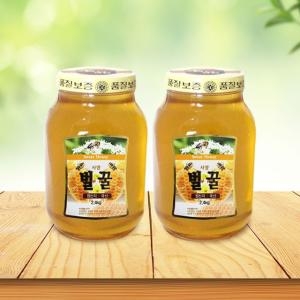 백화농원 스위트 허니 국내산 벌꿀 2.4kg