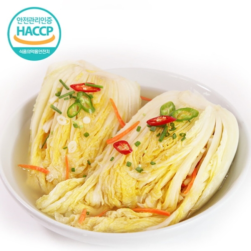 웰굿  HACCP인증 전라도 국내산 백김치 3kg