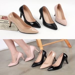 짝꿍닷컴 데일리 베이직 7type 뾰족 펌프스 킬힐 UH 65902