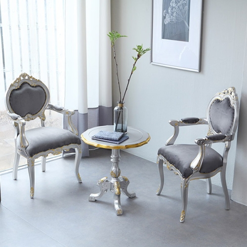 더캐슬 알피나 엔틱 소파세트1 (1인+1인+테이블)