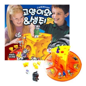 고양이와생쥐 복불복게임 단체게임 가족게임 보드게임