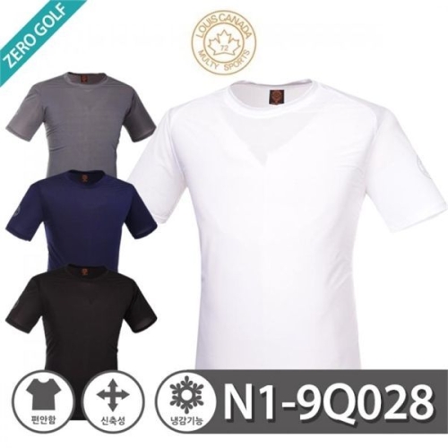 루이스티크라운 LOUIS CANADA   캐나다 기능성 냉감 라운드넥 반팔티셔츠 Model No_N1-9Q028