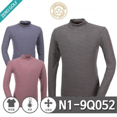 루이스티크라운 LOUIS CANADA   캐나다 단가라 반폴라 긴팔티셔츠 Model No_N1-9Q052