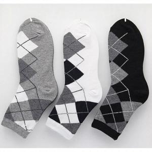 제이큐 양말 삭스 스타일 아가일 남자 패션 5켤레 묶음