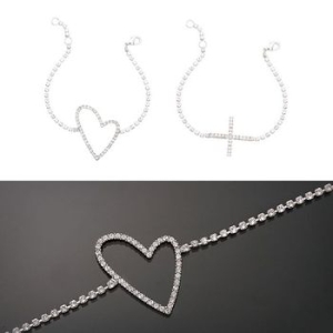 크리크리  크로스 스와로브스키 크리스탈 제작 팔찌 기본형 SW585SW588