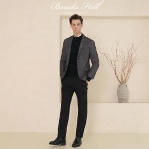 잭필드 브룩스힐 남성 웨이스트프리 패딩팬츠 블랙