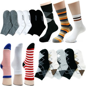 양말쟁이 남성 발목양말 (8족)