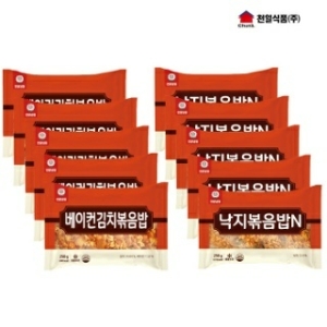 천일식품  베이컨김치볶음밥250g 10봉 베이컨김치볶음밥250gX5봉 베이컨김치볶음밥250gX5봉