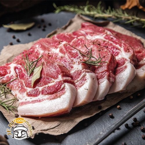 혼디축산  제추흑돼지 목살 구이용 500g