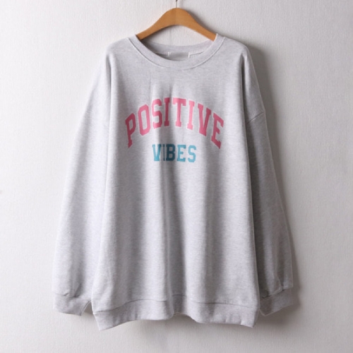 아이우먼 코튼바이브빅맨투맨 GYI104M202 빅사이즈_