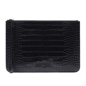 발렌시아가 675200 1000 크로커다일 가십 파우치