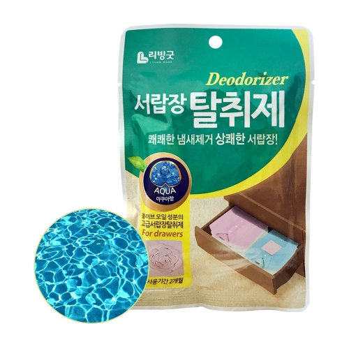 리빙굿 옷장 탈취제 휘톤치드 숲속향 2g