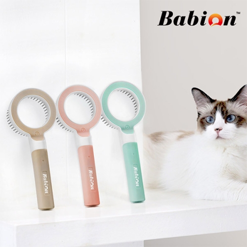바비온 강아지 고양이 빗 360 Pet comb 핀 마사지 브러쉬