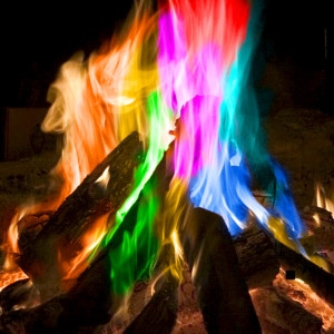 오로라  불멍 매직파이어 불멍가루 감성캠핑 40g 10매