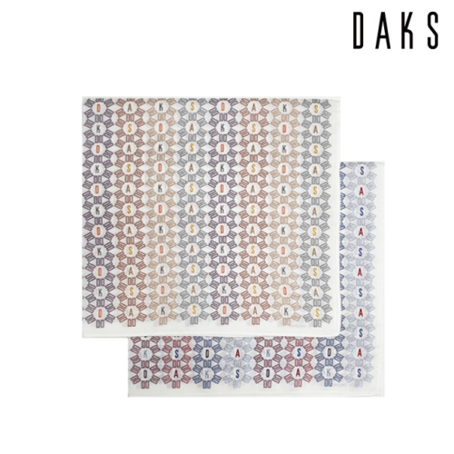 닥스 남녀 1매 나염 손수건 DKU2403