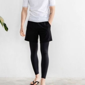 언더아머 블루모드  남자 4부 반바지 레깅스 일체형 운동복 트레이닝 팬츠 s n : W6C7D96+ 200902