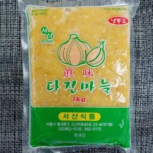 산정마을  국내산 냉동 다진마늘 간마늘 1kg
