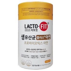 종근당건강 락토핏 생유산균 플러스 아연 2g 60포