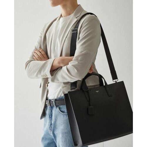 헤지스 남성 참장식 크로스 겸용 토트백_HJBA2E850BK