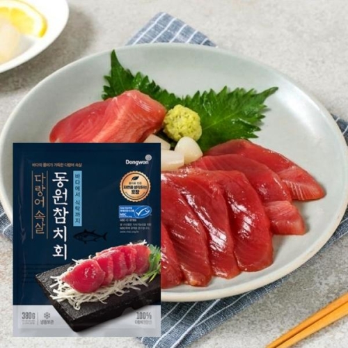 메가마트  동원 참치회 다랑어 속살 380g