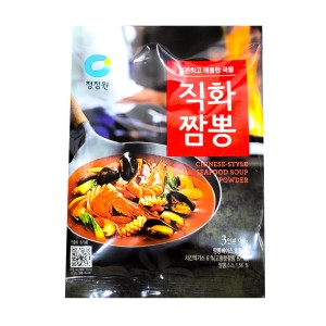 대상 청정원 얼큰 매콤 직화 짬뽕 분말 5개 묶음