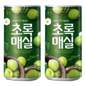 웅진 초록매실 180ml x 30캔 소캔