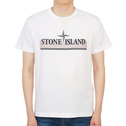 스톤아일랜드 트리크로미아 원 반팔 티셔츠_76152NS92 V0001