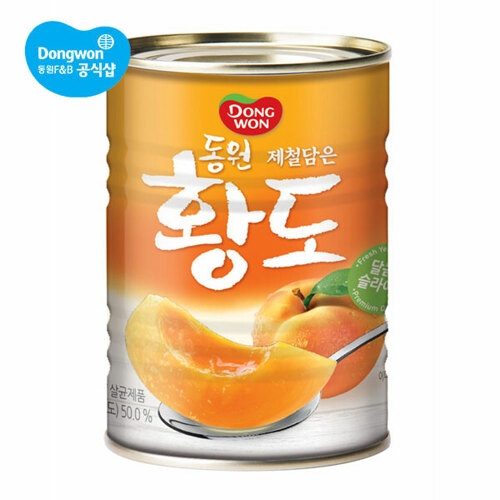 동원F&B  황도 슬라이스 400g