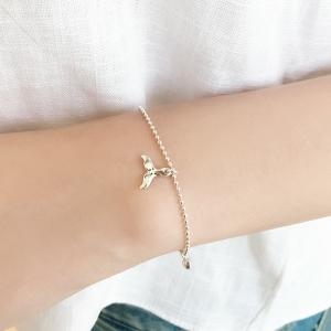 수앤수  테베 고래꼬리실버팔찌  19BS810