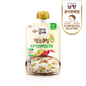 남양유업 맘스쿠킹 소고기 순두부전골 진밥 100g