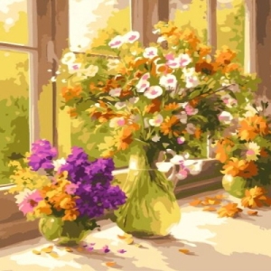 피포페인팅  DIY그림그리기 B612 가을수채화